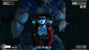 3D Hentai babe Harley Quinn gets big manhood and creampie
