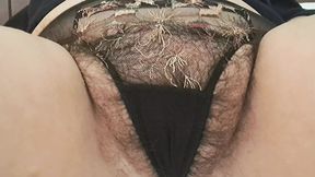 Mature MILF with big tits gets her panty-stuffed pink fucked