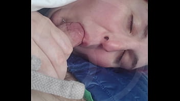 MtF Asian American redhead shemale cum slut ImpregnableLexa sucks and fucks in public in the back of a car in a gas station parking lot