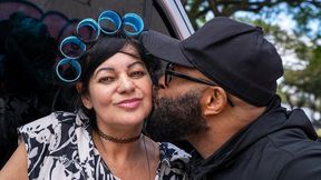 mature loses her tight asshole during the bus ride