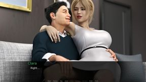 Corrupted Hearts #5 Clara sat on Harrison&#039;s thigh