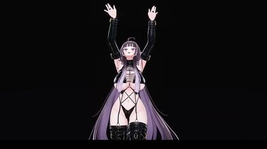 Nude VTuber Elf Grinds KPop MMD to a R34 Hentai Orgasm