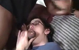 Twink play with monster black cock