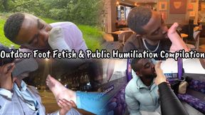 1 Hr of Outdoor Foot Fetish & Public Humiliation Compilation Ft Miss AATT