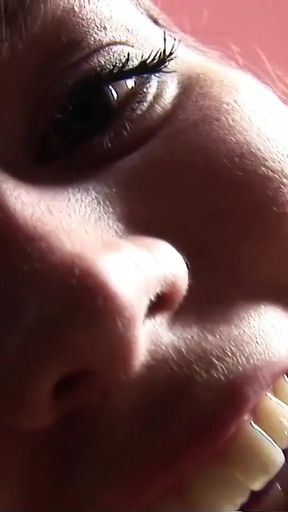 Emotional moment from "Curvy Teen with Hairy Pussy - First Interracial BBC Casting Sex"