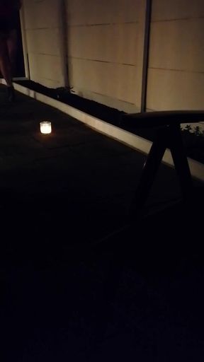 Walking outdoor at night