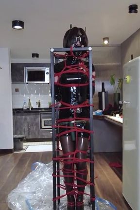 Mz32 - Bound Within a Metal Device, Reaching a Vibrating Climax.