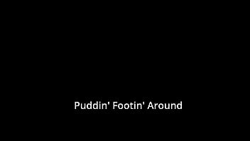 Raven Rogue Feet Are Puddin&#039_ Footin&#039_ Around In A GIANT Tube Of Chocolate Pudding On Beat2Feet - Reup