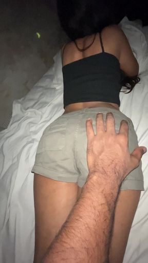 Stop It Danish It's Hurting Cute Girl Sofia Fucked From Behind by Big Man in Doggy Style and Moaning Loud Indian Desi Sex