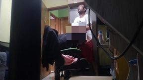 o uber veio mamar e ser mamado enquanto eu trabalhava.