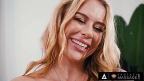 Massage turns into hot anal fuck with happy ending