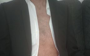 Solo Jerking in a Suit