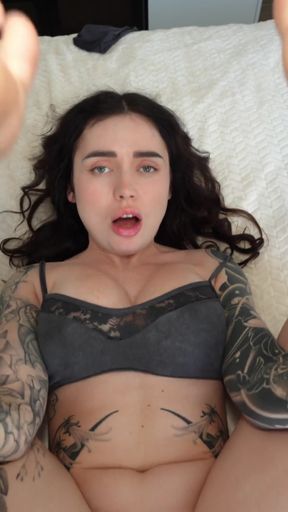 Perfect Handjob &amp; Her Favorite Sex Positions: Cum on Her Big Tits   Clip 2