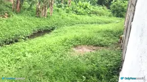 He fucks my peasant neighbor who is planting flowers