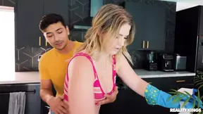 MILF Makes College Shower Threesome Reality Kings