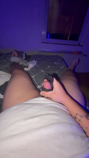 Big cumshot with sex toys