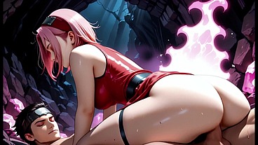 Sakura is fucked by Sasuke after a long trip- ai porn-anime-audio en español - sakura es follado por sasuke despues de un largo viaje- ai porn-anime-audio en español