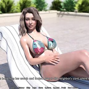 A Wife And StepMother AWAM Hot Scene #13 Relax by the Pool