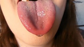 Big Strong Tongue Dripping Spit