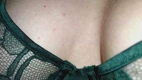 Boobs play then gummy bear swallow