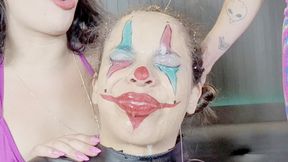 WE HATE CLOWNS AND TODAY WE ARE GOING TO SPIT ON THEM - BY BABE AND THYA FLORES - CLIP 2