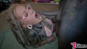 ”Sexy dreadlock hippie with glasses getting ANAL fucked - POV, ass to mouth, facial cumshot”