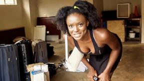 ”Sexy Ebony Real Estate Agent  Into Rough Sex”