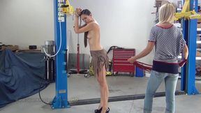 Charlie bare back whipping