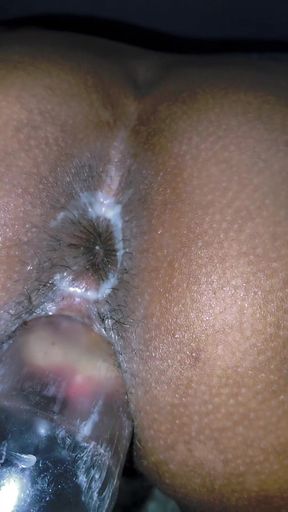 Pooja put a bottle in wife's pussy, inserted cucumber in her ass, pussy and ass exploded.