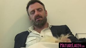 Naughty MILF Lacey Star swallows cum while getting fucked doggystyle