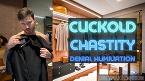 Gay humiliation - cuckold chastity denial Valentine’s Day