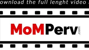 Mom Perv POV - Big Tit MILF gets doggy style fucked and sprayed with cum