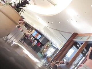 Candid doxies in grey shorts