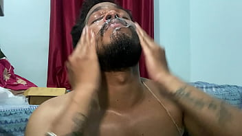 deepthroat with dildo
