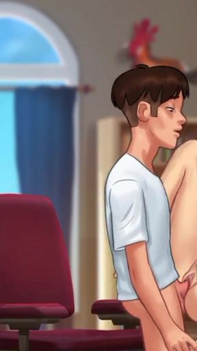 HOT  FEENCH TEACHER WAS SURPRISED! I FUCK MY TEACHER IN DETENTION.   Clip 1