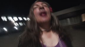 Silly Horny CD is out and about in the great outdoors hunting for dicks.