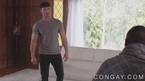 Young gay rimmed and passionately ass fucked by lover