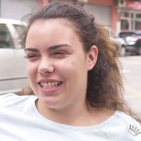 Busty Mia proves her pickup skills with rookies in the stree