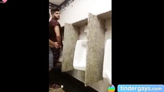 Public Toilet Group-Sex Party with Hot Guys - Raw Dogging