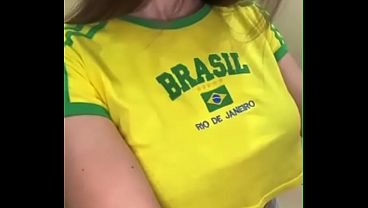 My Stepsister Teases with Her Big Natural Tits