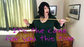 It's The Cane For You This Time - Nimue Allen bbw headmistress punishment school caning MP4