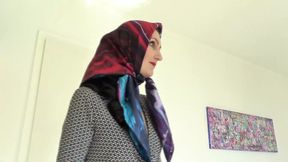 Beautiful Silk Headscarf Fashion Show Autumn Scarves Lady Victoria Valente Headscarf Mistress