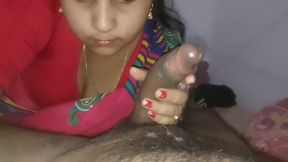 Indian Desi wife Blowjob with her husband cock