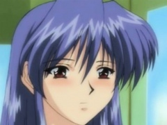 Busty hentai coeds threesome fucked by old pervert