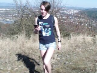 Public screwing in the mountains of Bavaria with a strange guy