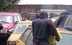 The mechanic fucks his client on the capo of the vehicle during the breakdown, a long cock