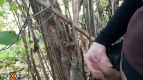 Dirty Talking &amp; Moaning with Big White Cock Cumshot - Soloxman