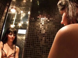 Bobbi Star+Nacho Vidal Amazing scene, shoot in the black washroom big ass, big shlong, great Teaser#1