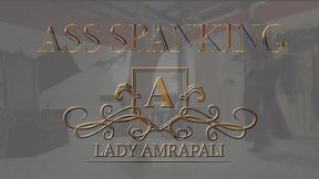 ASS SPANKING  Total lenghts 4:16 minutes  Cane Ass Spanking BDSM Slave  LADY AMRAPALI  Herrin Mistress Domina