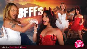 ”TGIRLS PORN - BFFFs Avery & Foxxy”